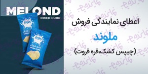 اعطای نمایندگی فروش مواد غذایی (چیپس کشک،قره قروت) ملوند