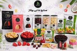 اعطای نمایندگی فروش مواد غذایی تنقلات سلامت‌محور بوکاژ (انواع چیپس میوه, بستنی خشک، دراژه)