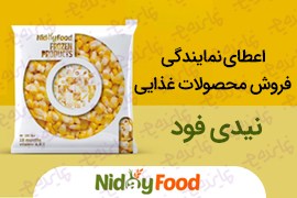 اعطای نمایندگی فروش محصولات غذایی نیدی فود ( صیفی جات و میوه های منجمد)