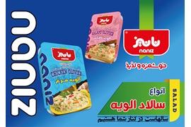 اعطای نمایندگی مواد غذایی نانیز (سالاد الویه، ساندویچ، کلاب، انواع خوراک)